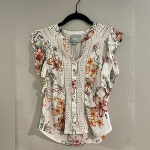 Floral Cotton Blouse